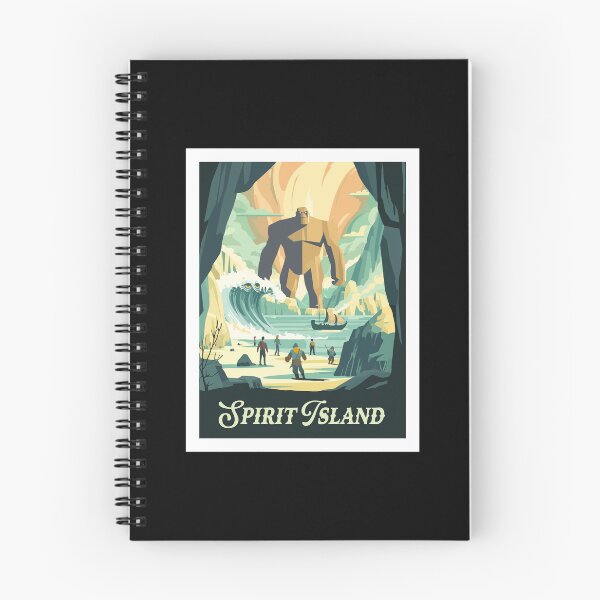 Item preview, SPIRIT ISLAND - Inspired Poster / Retro Board Game Poster / Wall Art Print / Fantasy, Board Game, RPG, DnD / Home Decor Gift Idea designed and sold by RoleplayRealm.
