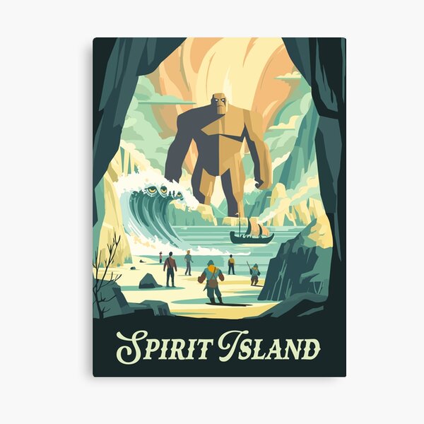 Item preview, SPIRIT ISLAND - Inspired Poster / Retro Board Game Poster / Wall Art Print / Fantasy, Board Game, RPG, DnD / Home Decor Gift Idea designed and sold by RoleplayRealm.