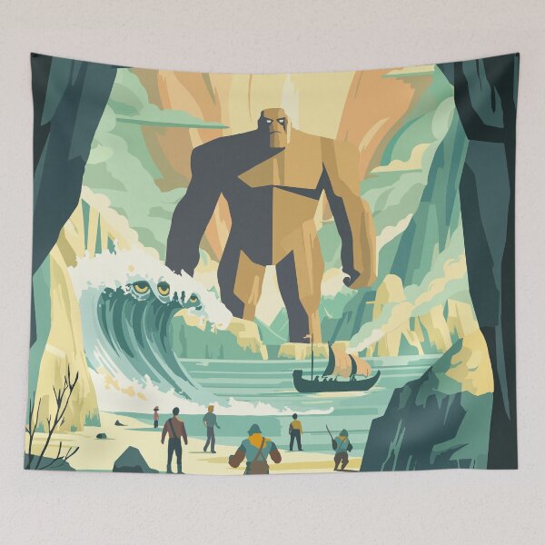 Item preview, SPIRIT ISLAND - Inspired Poster / Retro Board Game Poster / Wall Art Print / Fantasy, Board Game, RPG, DnD / Home Decor Gift Idea designed and sold by RoleplayRealm.