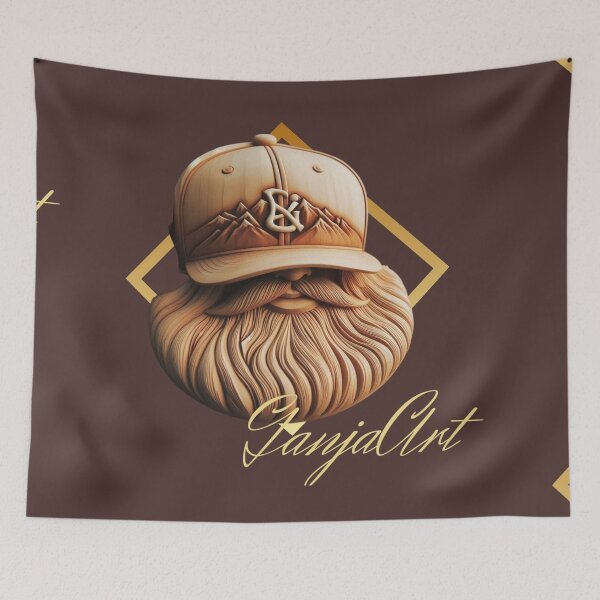 Item preview, The Wooden Sage – GanjaArt Bearded Master designed and sold by GandaArt.