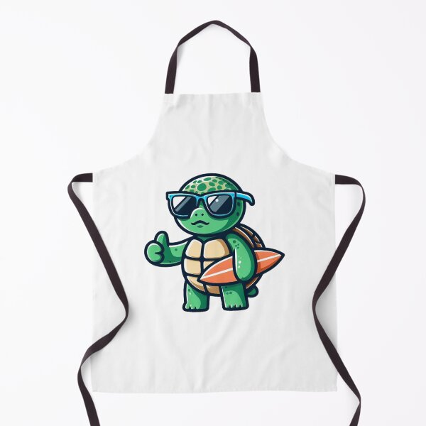 Item preview, Surf Coach Turtle – Cool Beach Animal Design designed and sold by Confuzz1ed.