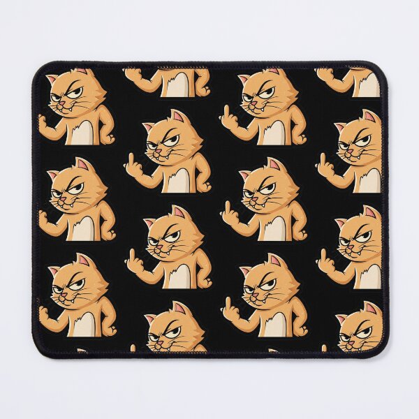Item preview, Middle Finger Cat | Bold and Hilariously Rebellious Feline-Inspired Graphic designed and sold by Tw1nsAIArt.