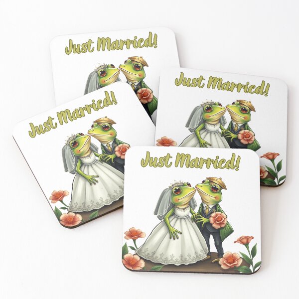 Item preview, Frog wedding - Kiss of the Frogs designed and sold by AndrewYoko.