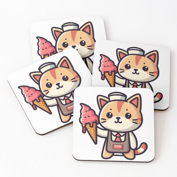 Item preview, Ice Cream Cat – Sweet Treat Kitty Design designed and sold by Confuzz1ed.