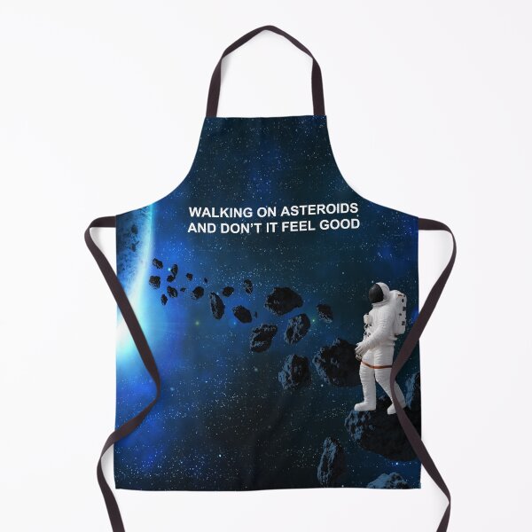 Item preview, Astronaut Spacewalking On Asteroids Retro Space Art designed and sold by SandyMDesigns.