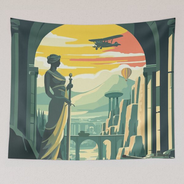 Item preview, TAPESTRY - Inspired Poster / Retro Board Game Poster / Wall Art Print / Fantasy, Board Game, RPG, DnD / Home Decor Gift Idea designed and sold by RoleplayRealm.
