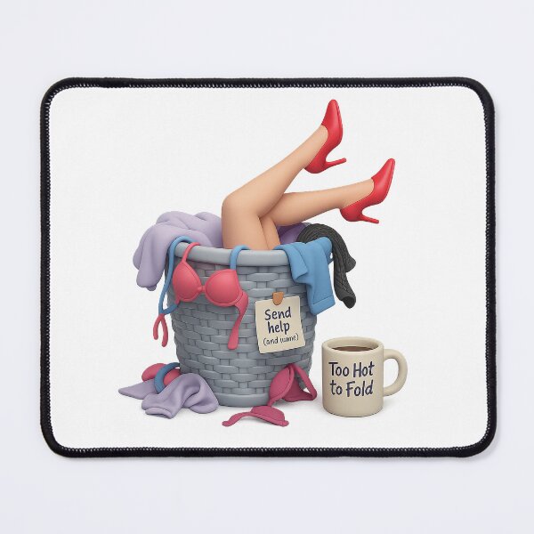 Item preview, Laundry Day Mood – Too Hot to Fold designed and sold by ArcadiaSilence.