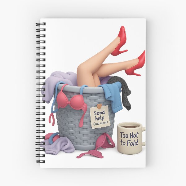 Item preview, Laundry Day Mood – Too Hot to Fold designed and sold by ArcadiaSilence.