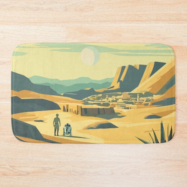 Item preview, TATOOINE - Inspired Poster | Retro Sci-Fi Movie Poster & Wall Art Print | Fantasy, DnD, Roleplaying Game Decor | Gift Idea designed and sold by RoleplayRealm.