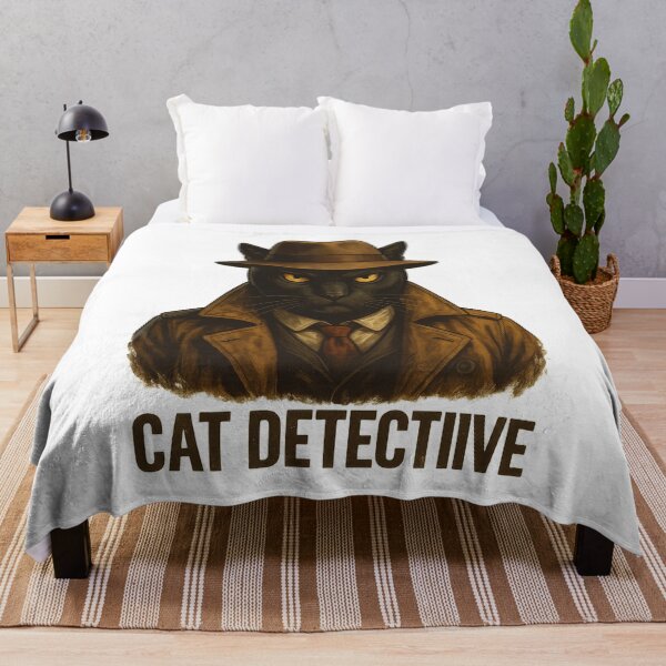 Item preview, Cat Detective Noir designed and sold by Kunst-Shirt.