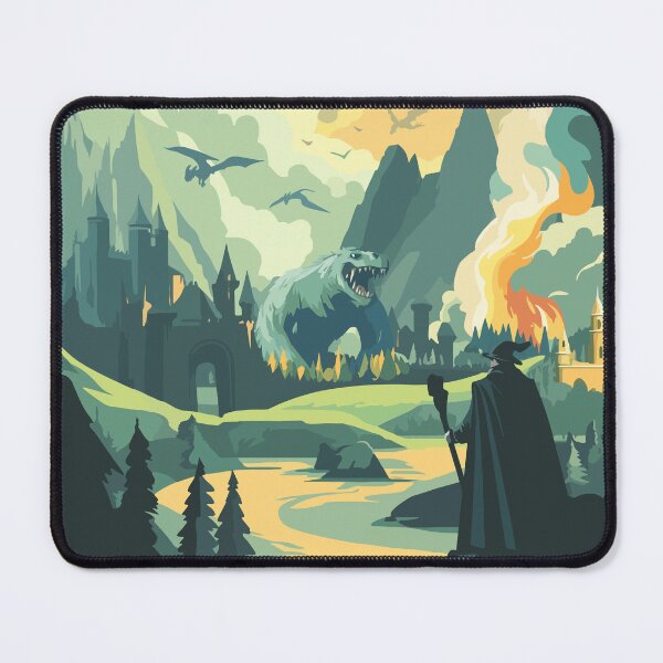 Item preview, DWELLINGS of ELDERVALE - Inspired Poster / Retro Board Game Poster / Wall Art Print / Fantasy, Board Game, RPG, DnD / Home Decor Gift Idea designed and sold by RoleplayRealm.