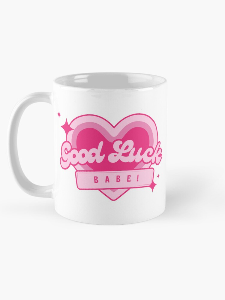 Thumbnail 5 of 6, Coffee Mug, Good Luck, Babe! Chappell Sticker designed and sold by Retro-Reverie.