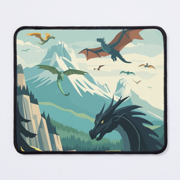 Item preview, WYRMSPAN - Inspired Poster / Retro Board Game Poster / Wall Art Print / Fantasy, Board Game, RPG, DnD / Home Decor Gift Idea designed and sold by RoleplayRealm.