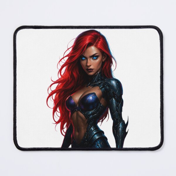 Item preview, Cyberpunk Mermaid Warrior - Neon Ariel Girl Aesthetic T-Shirt designed and sold by Cypher-Shop.