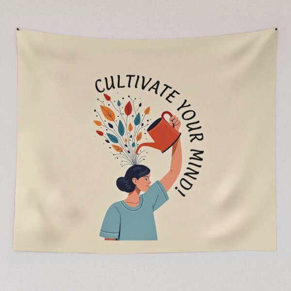 Item preview, Motivational Cultural Mindset CULTIVATE YOUR MIND! designed and sold by Giulivo Store Graphic.