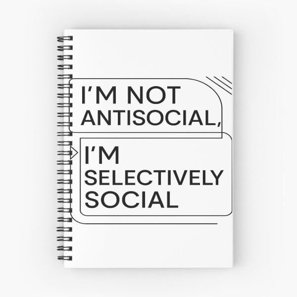 Item preview, I'm not antisocial designed and sold by edexshop.