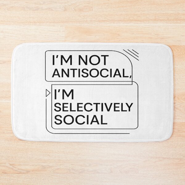 Item preview, I'm not antisocial designed and sold by edexshop.