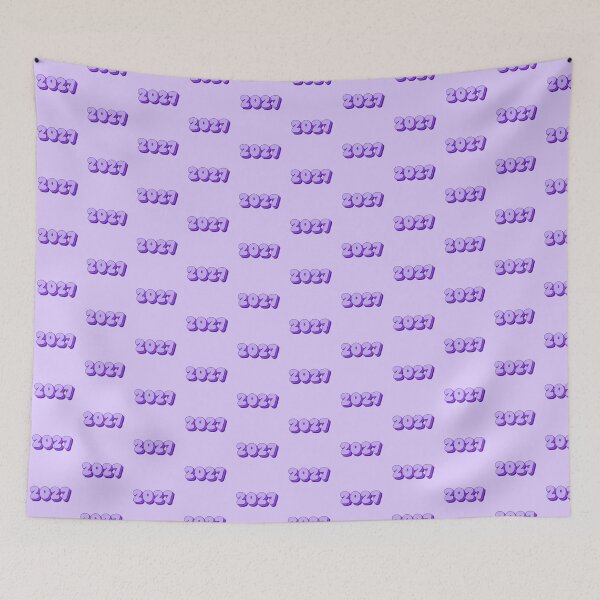 Item preview, 2027 Year - Twenty Twenty Seven - Pale Purple - Lavender - Lilac - Royal Purple - Typography - New Year 2027 designed and sold by TheIconShop.
