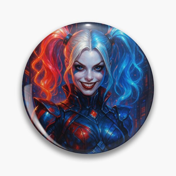 Item preview, ? "Cyberpunk Harley Girl - Neon Warrior Aesthetic T-Shirt" designed and sold by Cypher-Shop.
