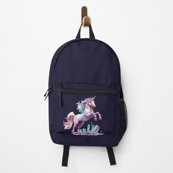 Artikelvorschau, Regenbogen-Einhorn und Edelsteine Fantasy Art entworfen und verkauft von VikArt7.