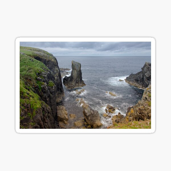 Item preview, Seastack off the Butt of Ness, Isle of Lewis, Scotland designed and sold by Kasia Design.