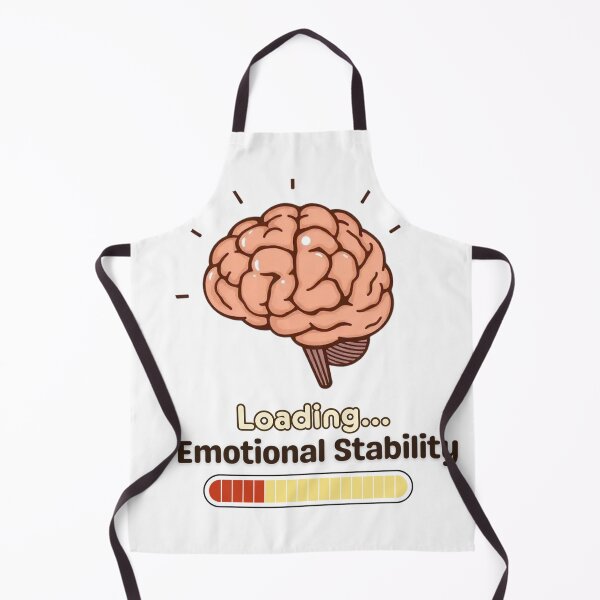Item preview, Loading Emotional Stability – Funny Mental Health Quote Design designed and sold by Quirk & Calm Studio.