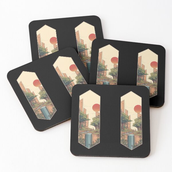 Item preview, Abstract Stacked Shapes Tower designed and sold by jgvisualarts.