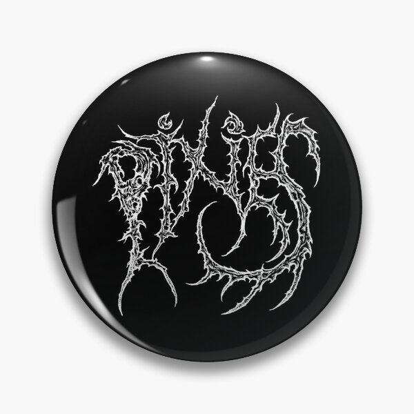 Item preview, Pixies - spiky font logo - Inverted  designed and sold by bangart.