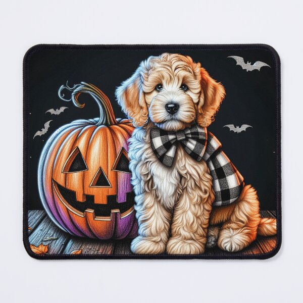 Item preview, Doodle Goldendoodle Labradoodle Halloween Pup designed and sold by Bichon Boutique.
