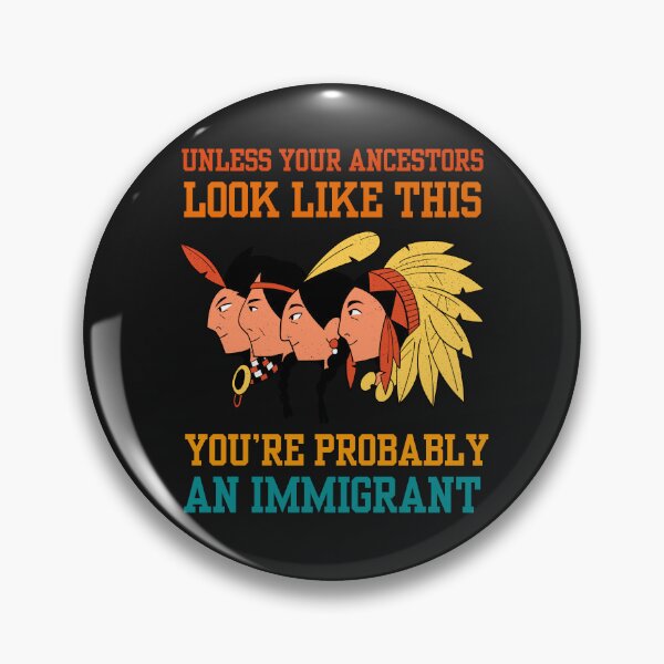 Item preview, Native American pride first nation support Immigration designed and sold by erozzz.