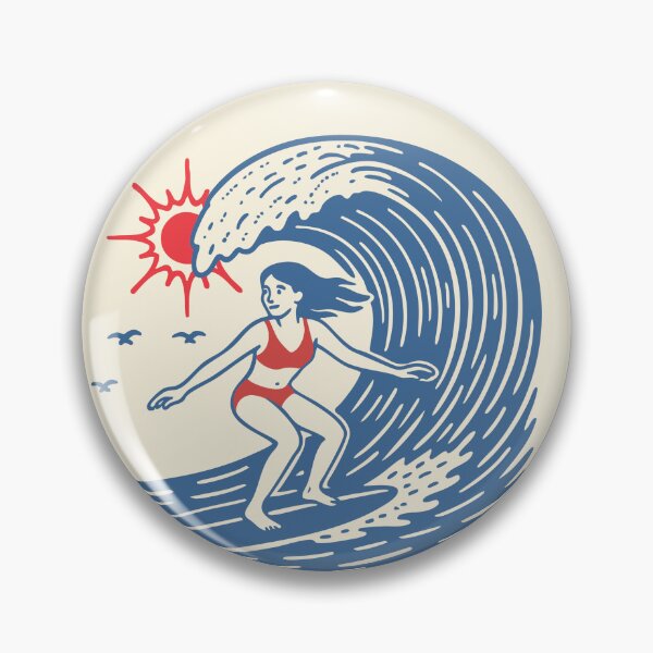 Artikelvorschau, Sonne, Surfen & Seele – Retro Beach Vibes Tee entworfen und verkauft von DesignAddicts.