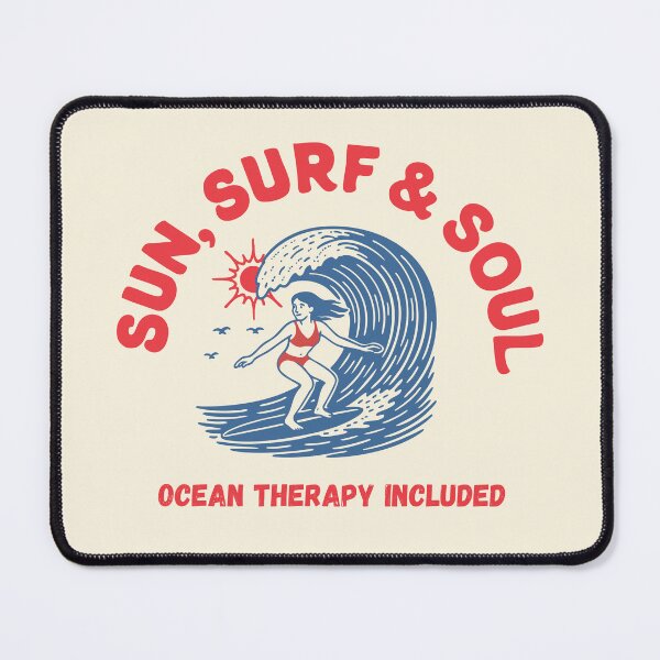 Item preview, Sun, Surf & Soul – Retro Beach Vibes Tee designed and sold by DesignAddicts.