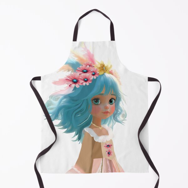 Item preview, Flower Fairy: T-shirt with Fairy print in neon blue, pink and yellow by Felia Design Digital Art designed and sold by Felia001.