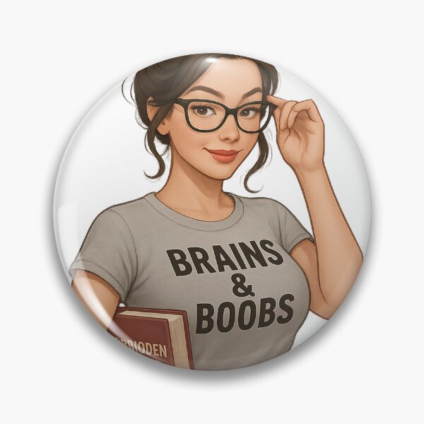Item preview, Brains & Boobs – Smart, Curvy, Unbothered designed and sold by ArcadiaSilence.