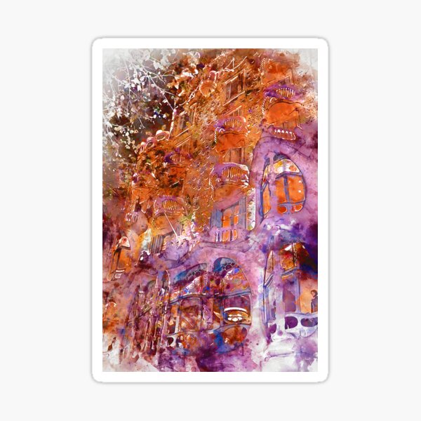 Item preview, Barcelona, Casa Batllo designed and sold by AM FineArtPrints.