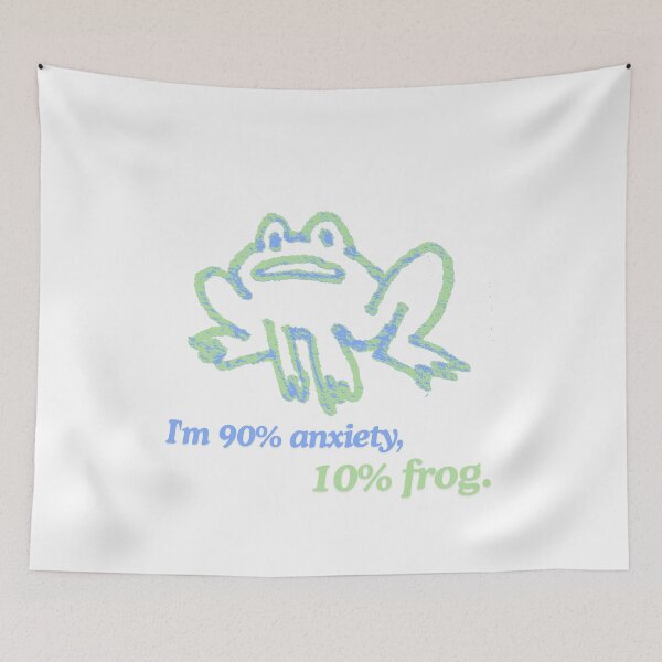 Item preview, Anxious Frog designed and sold by CaroDiario.