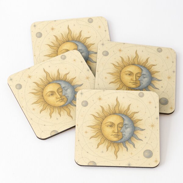 Item preview, Celestial Sun and Moon designed and sold by scicilysimonee.