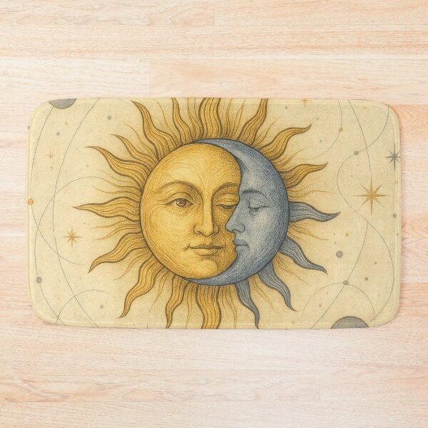 Item preview, Celestial Sun and Moon designed and sold by scicilysimonee.