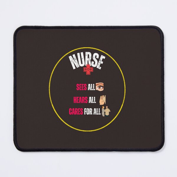 Item preview, The Nurse Sees, Hears, and Cares! designed and sold by LaPaz361.