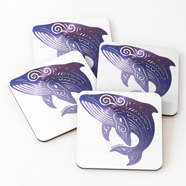 Item preview, Tribal Humpback Whale – Purple Gem Ocean Spirit designed and sold by SwagXMerch.