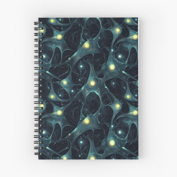 Item preview, Neural Matrix Flow – Futuristic Glowing Synapse Mesh Design designed and sold by myprintedgems.