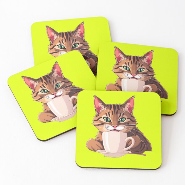 Item preview, Caffeine Cat designed and sold by Cat On Caffeine.