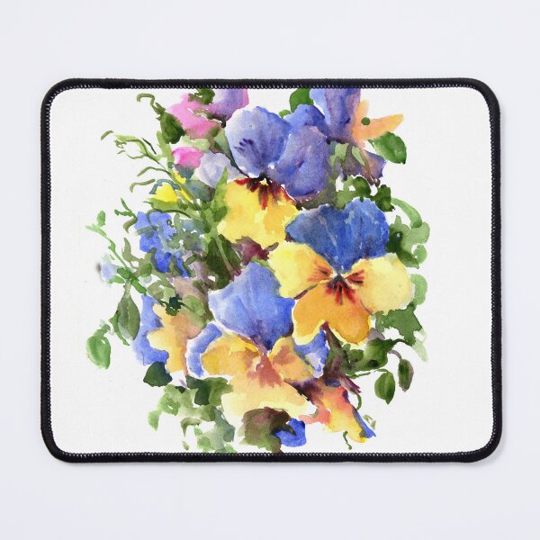 Item preview, Colorful Pansy Flowers designed and sold by surenart.