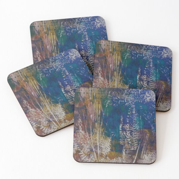 Item preview, Hamada - ,abstract,blue brown designed and sold by BenitaJayne.