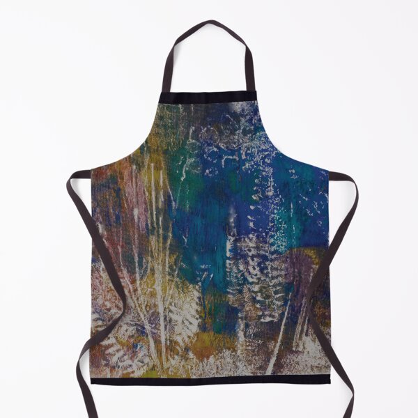 Item preview, Hamada - ,abstract,blue brown designed and sold by BenitaJayne.