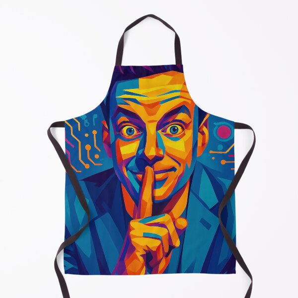 Item preview, Richard Feynman Science Icon Low Poly Vector Art designed and sold by kakarikihill.