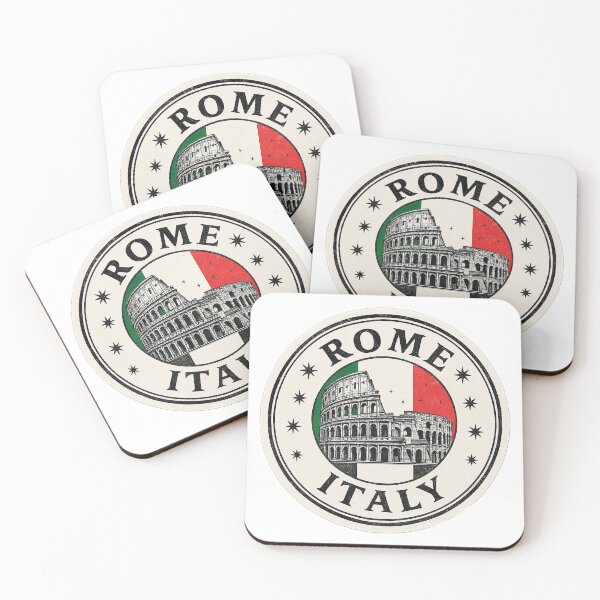 Artikelvorschau, Rom Reiseaufkleber, Vintage Rom Reiseaufkleber Design, Italien, Reisekunst entworfen und verkauft von SusannesArtShop.