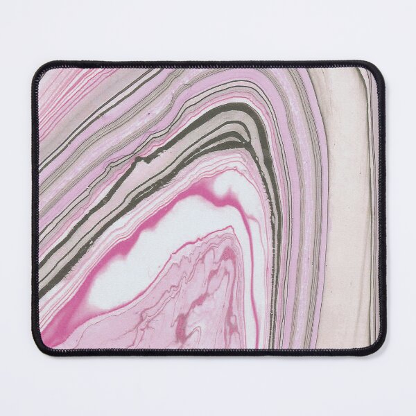 Item preview, Pink Swirl (Faux) Marble With Gray Veins designed and sold by DEC02.