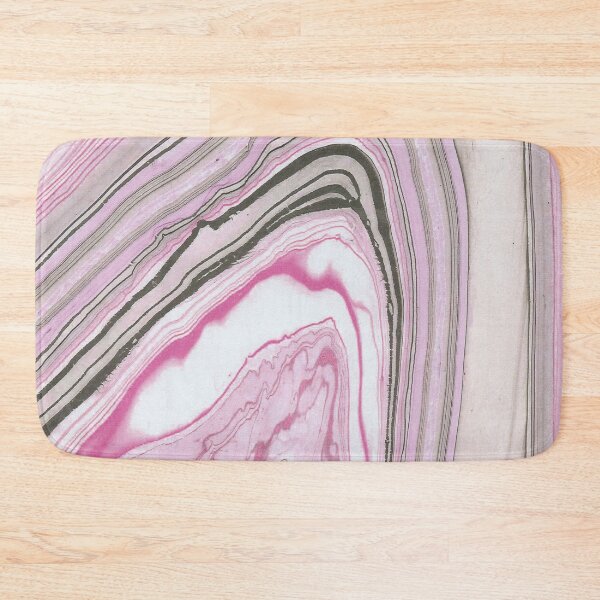Item preview, Pink Swirl (Faux) Marble With Gray Veins designed and sold by DEC02.