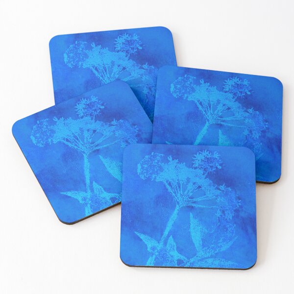 Item preview, Cow Parsley Neon Blue- Wild Flower Range designed and sold by BenitaJayne.